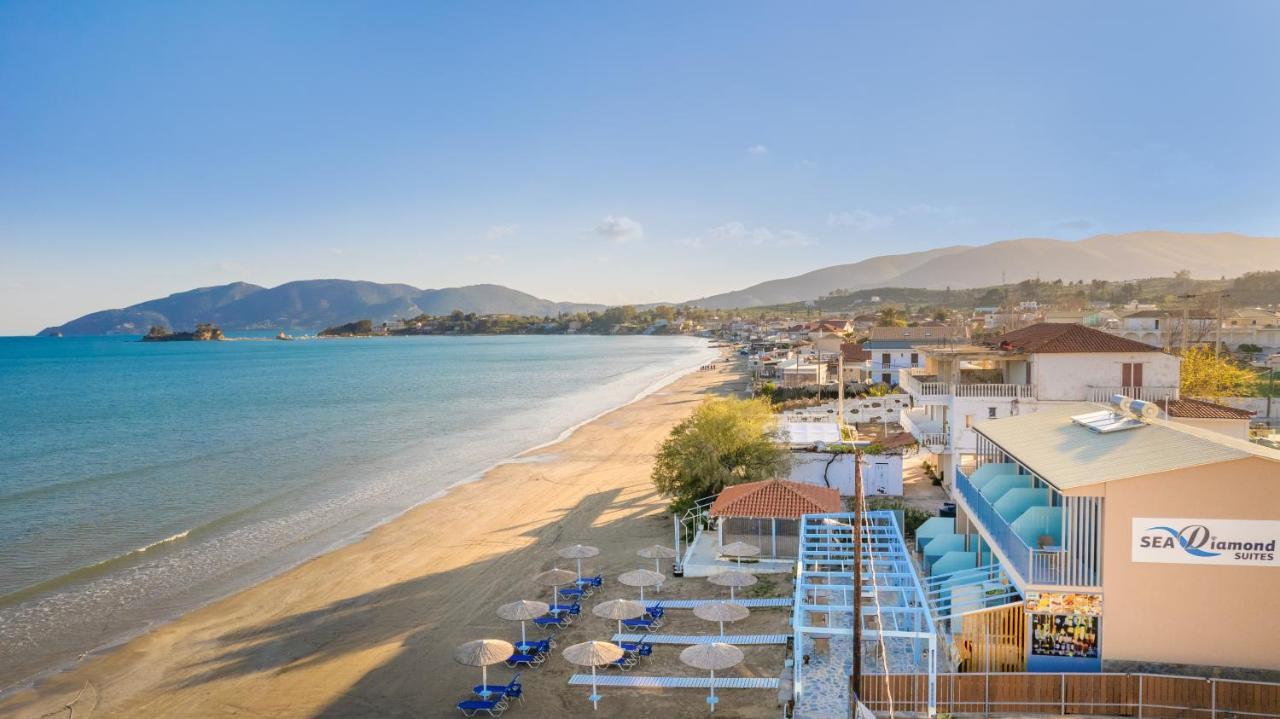 Sea Diamond Suites Laganas Bagian luar foto