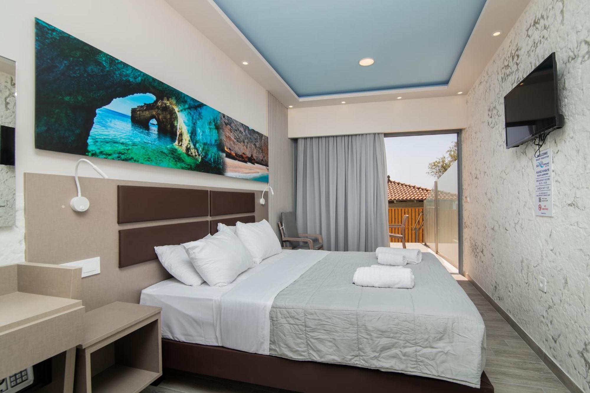 Sea Diamond Suites Laganas Bagian luar foto